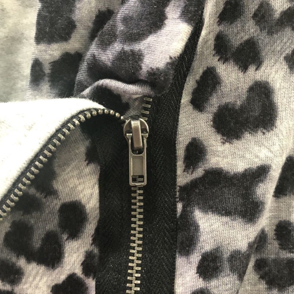 Bordeaux Collared Zip Front Jacket - image 3